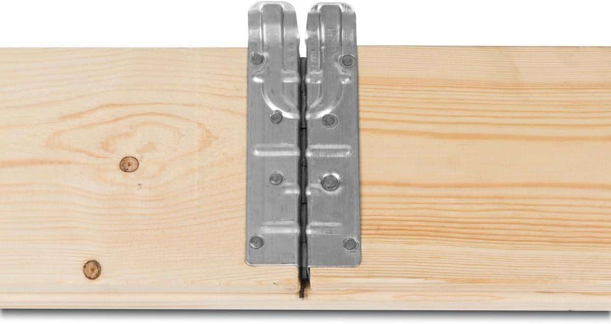 gardivo Hochbeet 120 x 80 x 20 cm - 3-teilig Palettenrahmen aus Holz, Beeteinfassung, Garten Hochbeete, Holzrahmen, Aufsatzrahmen auf Europalettefaltbar, stapelbar, steckbar