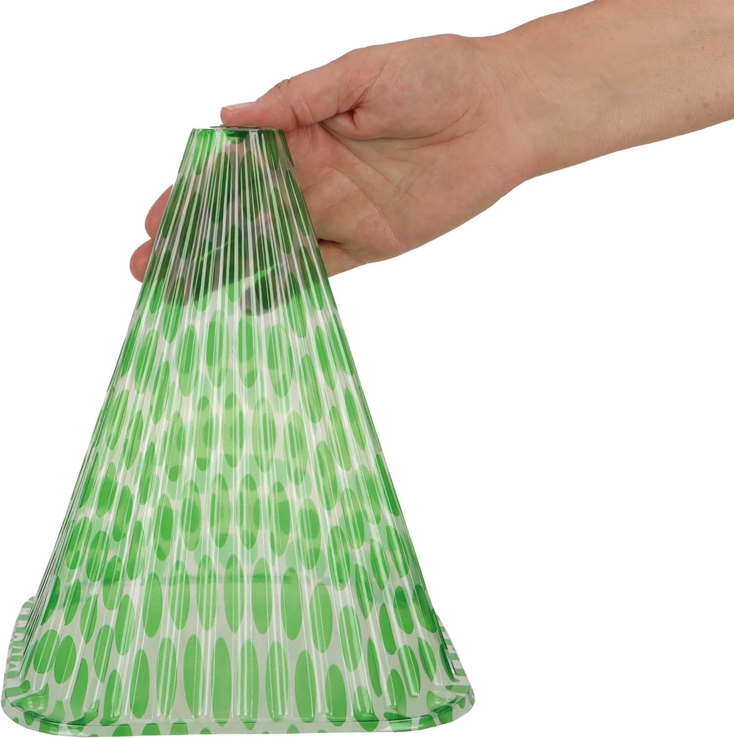 com-four® 24x Sonnenhut für Pflanzen, Pflanzenschutzhaube Wachstumshilfe, 23 cm hoch - Pflanzenhut, Pflanzglocke für Pflanzhilfe, Pflanzenschutz vor Frost, Schnecken und Vögeln (24 Stück)