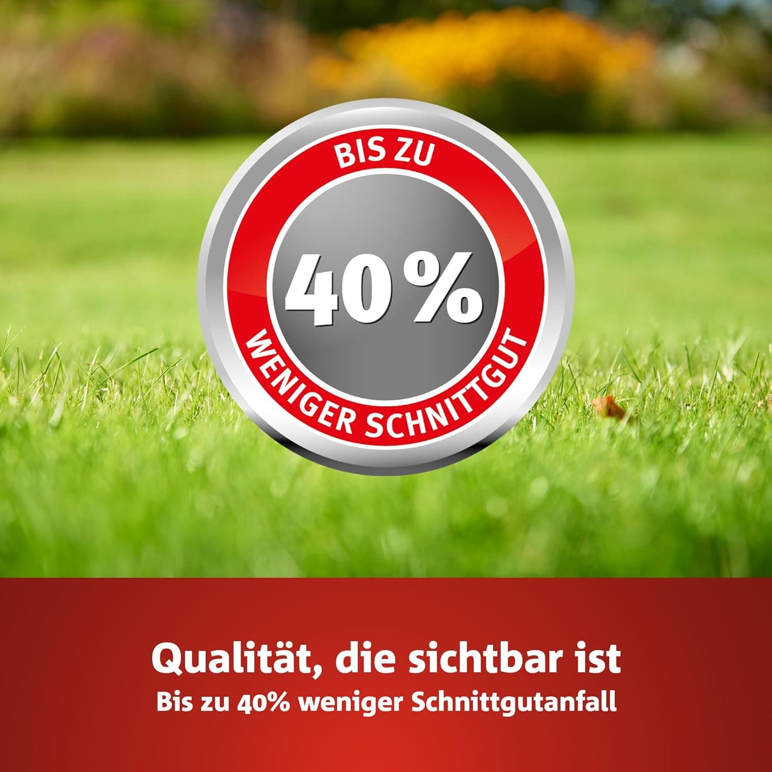 WOLF-Garten Turbo-Nachsaat zur Rasensanierung LR25 (für 25 m², hohe Dichte mit ca. 70.000 Trieben/m², für alle Rasentypen geeignet, mit WOLF-Garten Keimgarantie, 500g in Faltschachtel) 3826020
