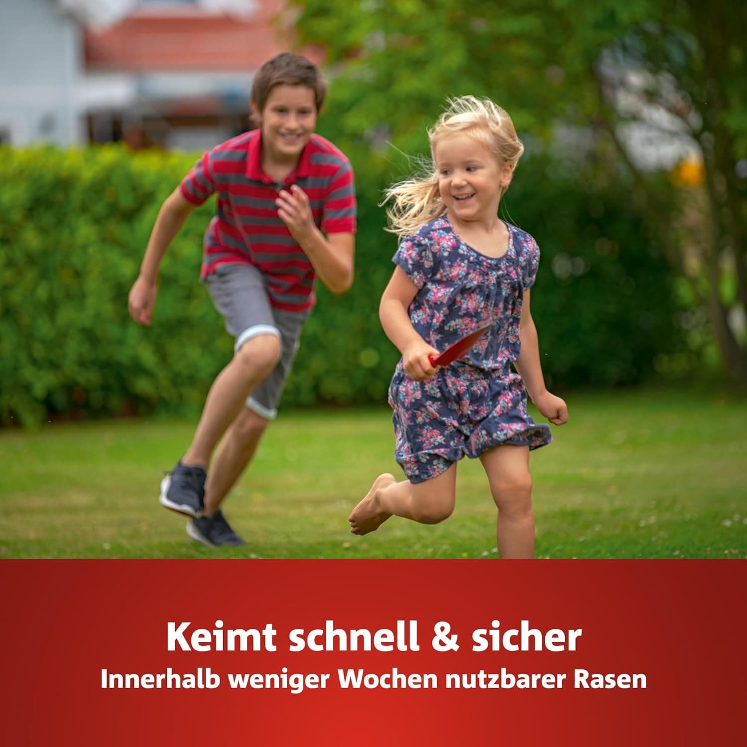 WOLF-Garten Sport- &amp; Spielrasen LG 125 (für 125 m², schnell nutzbar &amp; trittfest, strapazierfähiger Rasen für Sport- &amp; Spielplätze, Hausgarten, für alle Bodenarten geeignet, im 2,5 kg Beutel) 3825020