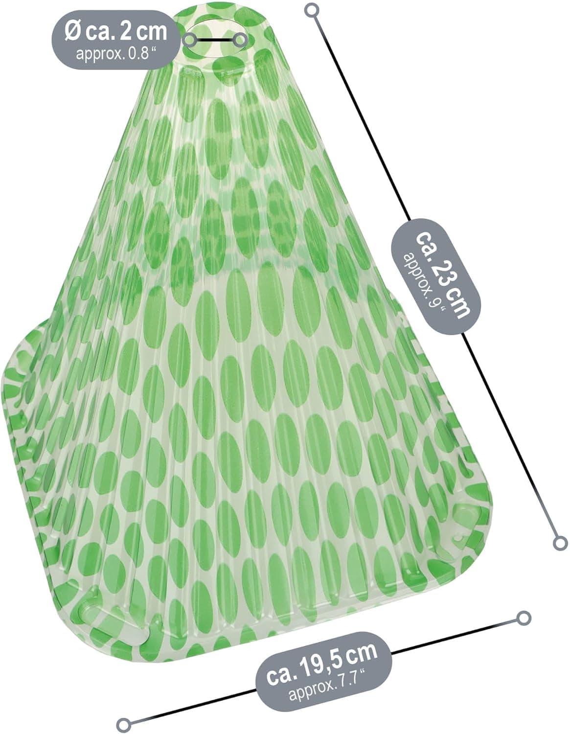 com-four® 24x Sonnenhut für Pflanzen, Pflanzenschutzhaube Wachstumshilfe, 23 cm hoch - Pflanzenhut, Pflanzglocke für Pflanzhilfe, Pflanzenschutz vor Frost, Schnecken und Vögeln (24 Stück)