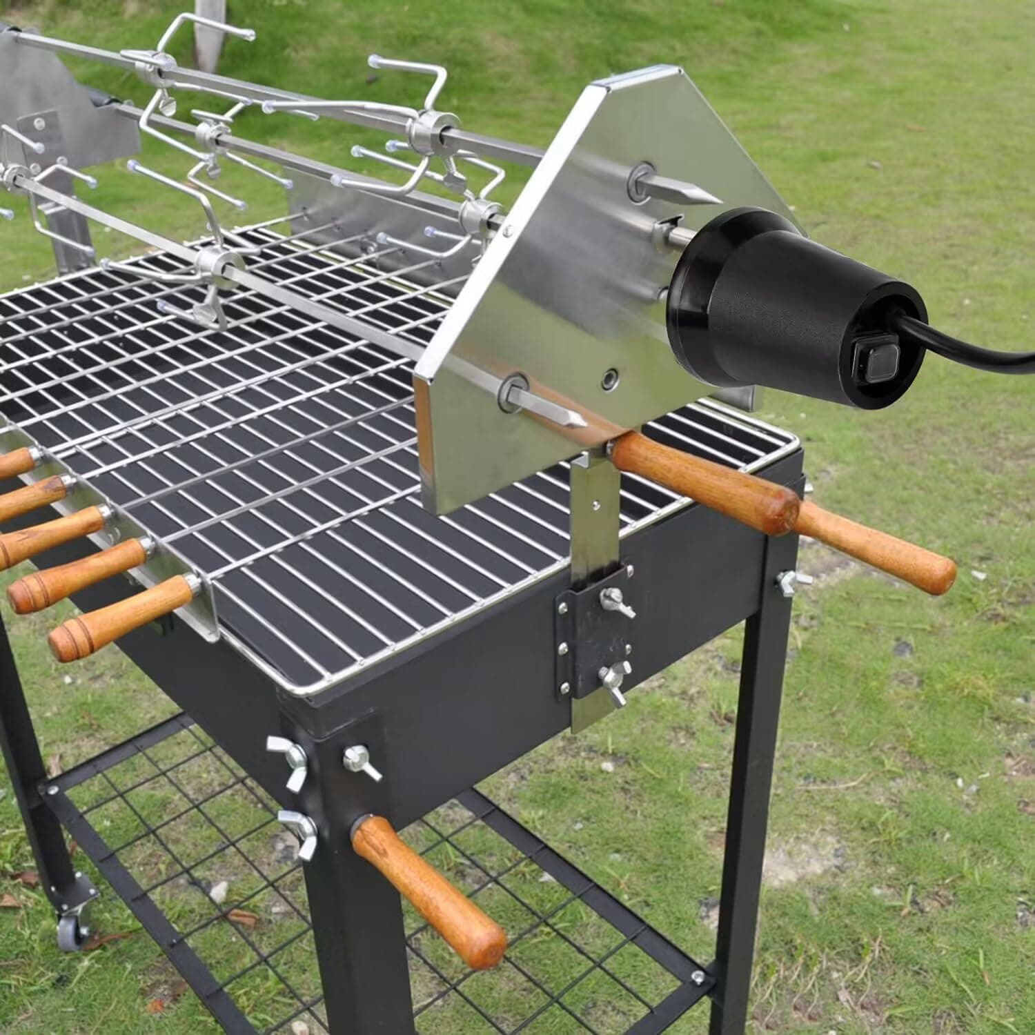 Onlyfire Braten Rotisserie Grillmotor für Outdoor Grillzubehör Grillspieß, Barbecue Rotator Motor für Grillgeräte im zypriotischen
