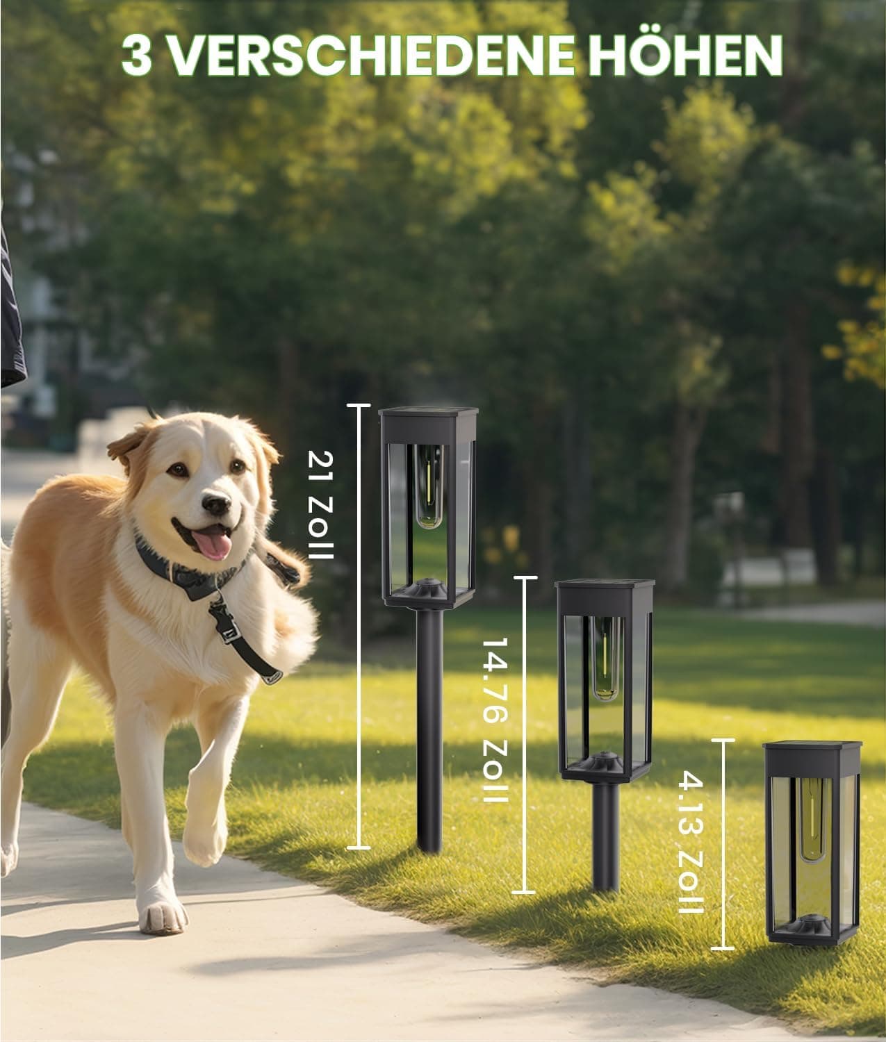 Solarlampen Außen Garten,Garten Solarleuchten Aussen 4 Stücke mit Längere Arbeitzeit, IP65 Wassserdicht Solar Gartenlampe, Extrem Helle Outdoor Solar Lights für Terrase Warmes Weiß