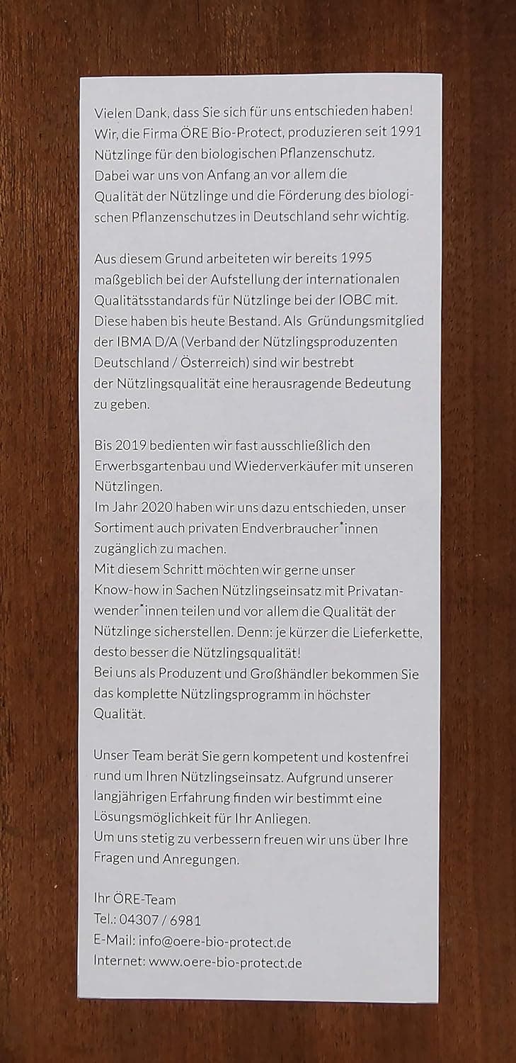 nemabest® SF Nematoden 6 Mio. (60 Pflanzen/12m²) gegen Trauermücken
