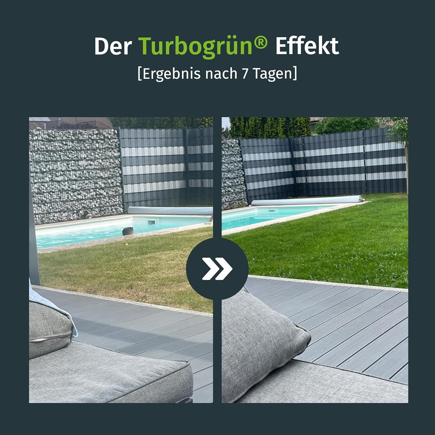 Turbogrün Rasendünger Sommer 20kg, gesunder Rasen verdrängt Moos, Ideal im Sommer, geeignet für Streuwagen, staubarmes Granulat, Rasen dünger, Rasenpflege