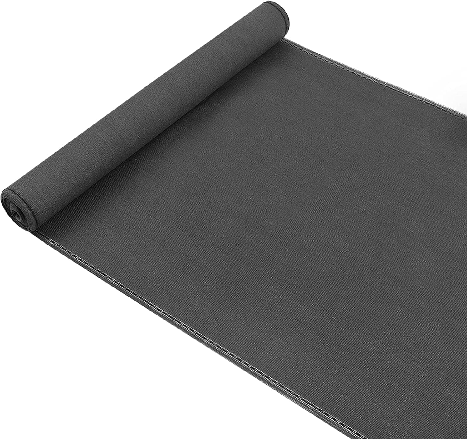 WOLTU Zaunblende Tennisblende 1,2x20m aus 180 g/m² HDPE, Schattiernetz Sichtschutz Windschutz Staubschutz Sonnenschutz Gewebe Netz mit Kabelbinder anthrazit