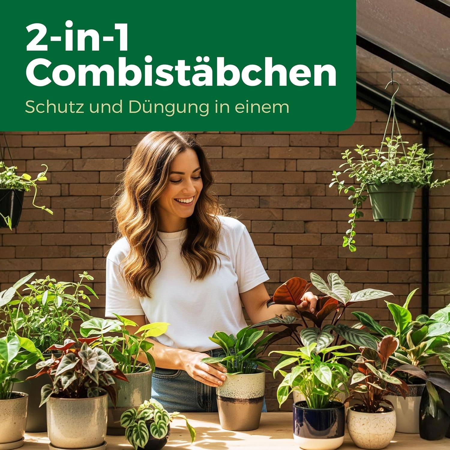 PROTECT GARDEN Lizetan Plus Combistäbchen, Langzeit-Schädlingsfrei und Premium-Dünger in Einem, 20 Stück