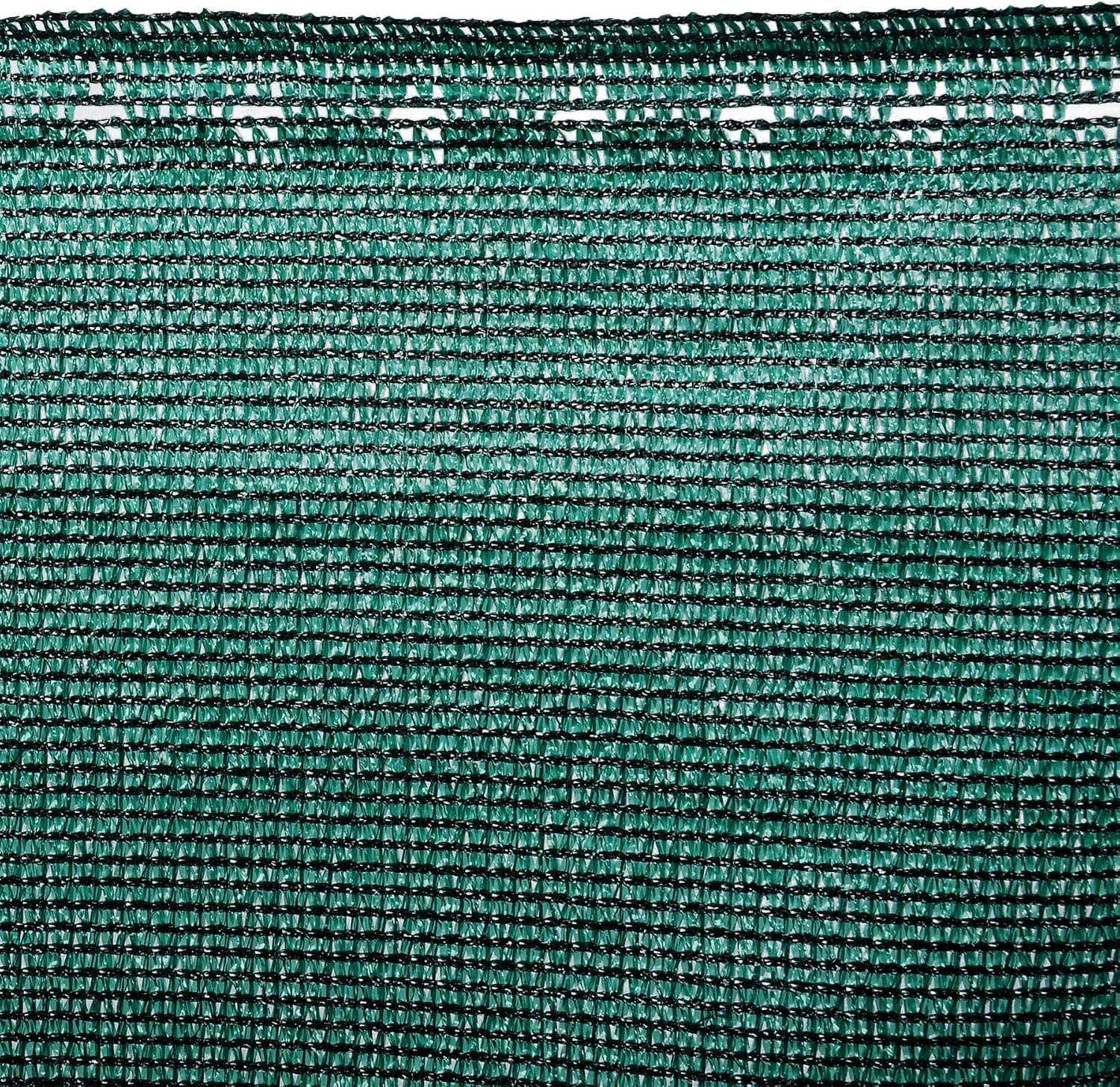 WOLTU Zaunblende 1x6m, 150 g/m² HDPE Tennisblende Schattiernetz Sichtschutz Windschutz Staubschutz Sonnenschutz Gewebe Netz mit Kabelbinder grün