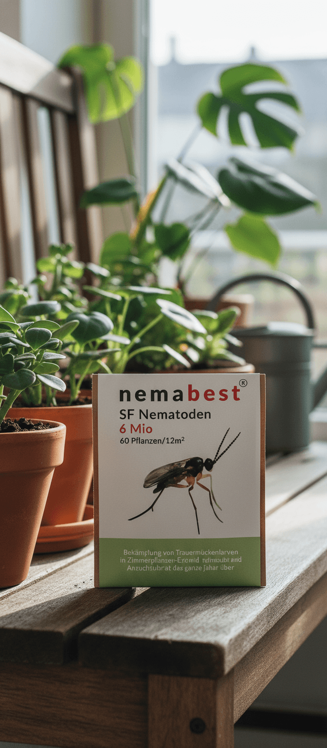 nemabest® SF Nematoden 6 Mio. (60 Pflanzen/12m²) gegen Trauermücken