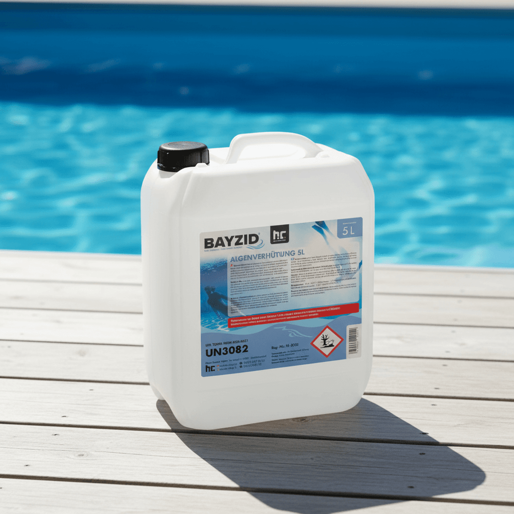 Höfer Chemie Algizid Algenverhütung 5L - Algenvernichter Pool - Präventiver Schutz vor Algen, Bakterien & Pilzen - Für Sauberes Wasser